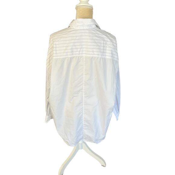 Antonelli Boxy Oversize Button Up Shirt Size 44 US 8 Made in Italy - Picture 10 of 14